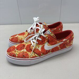 NIKE Stefan Janoski Pepperoni Pizza Skateboarding Shoes Size 9 Skate EUC RARE